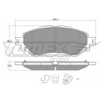 TOMEX Brakes Bremsbelagsatz, Scheibenbremse